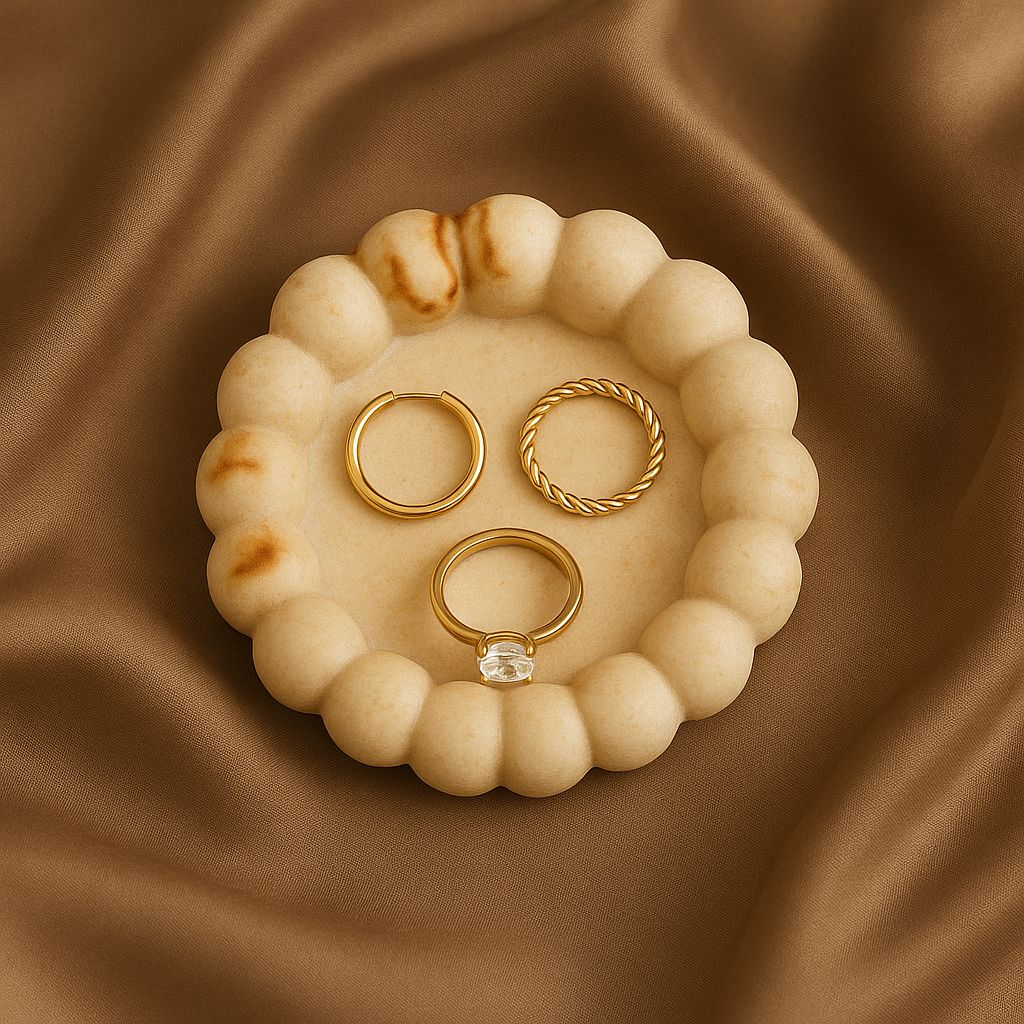 Set of 2 Luxury Trinket Bubble Tray