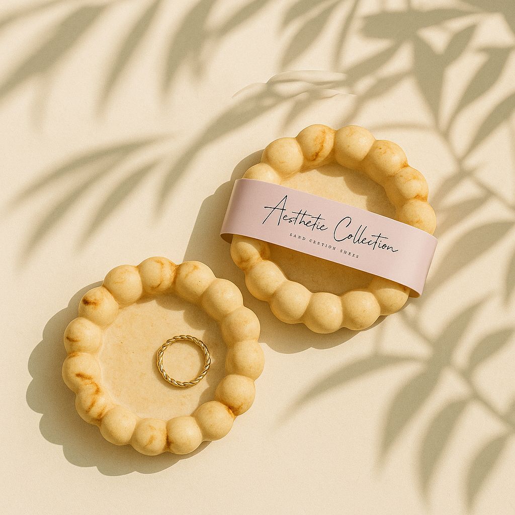 Set of 2 Luxury Trinket Bubble Tray
